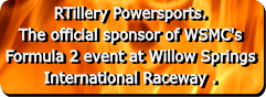 Ssponsor of WSMC's Formula 2 event